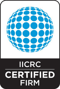 IICRC Certified Firm Badge Logo in Blue