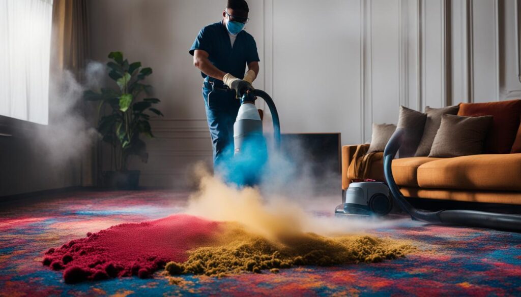 carpet deep cleaning process
